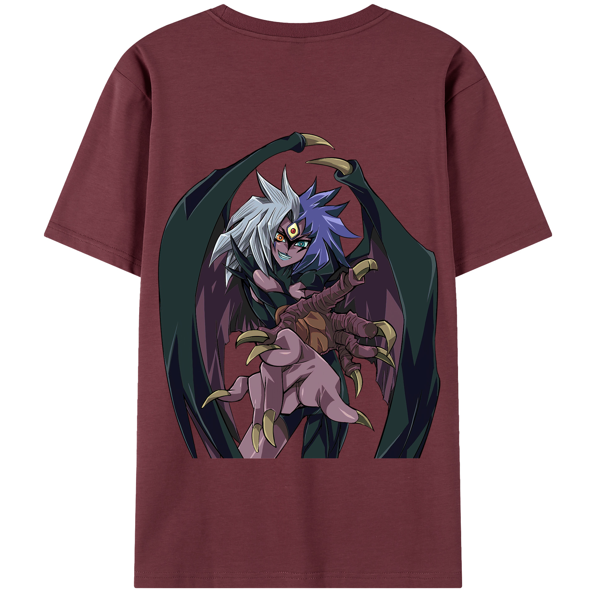 （画像用） 遊☆戯☆王 Yu-Gi-Oh! 綿100％半袖Tシャツ（背面プリント）